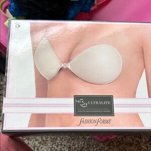 NuBra Ultralite Fashion Forms Beige strapless backless  Bra